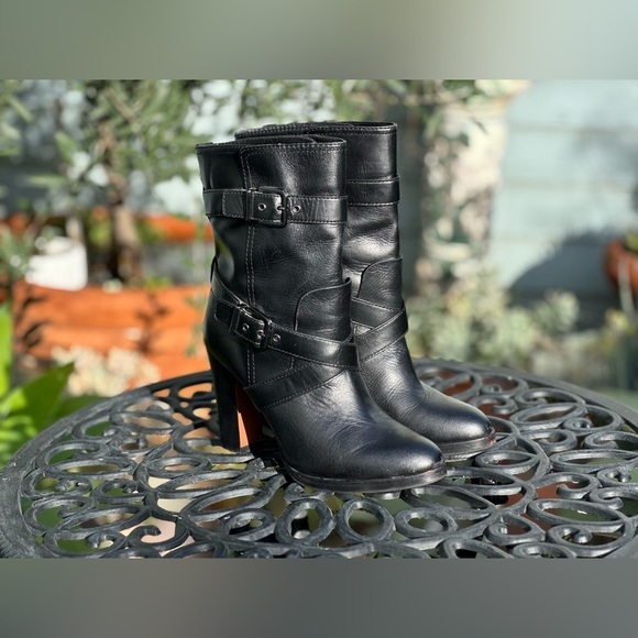 Pour La Victoire — Roslin Buckled-Wrap Leather Boots - Picture 2 of 9